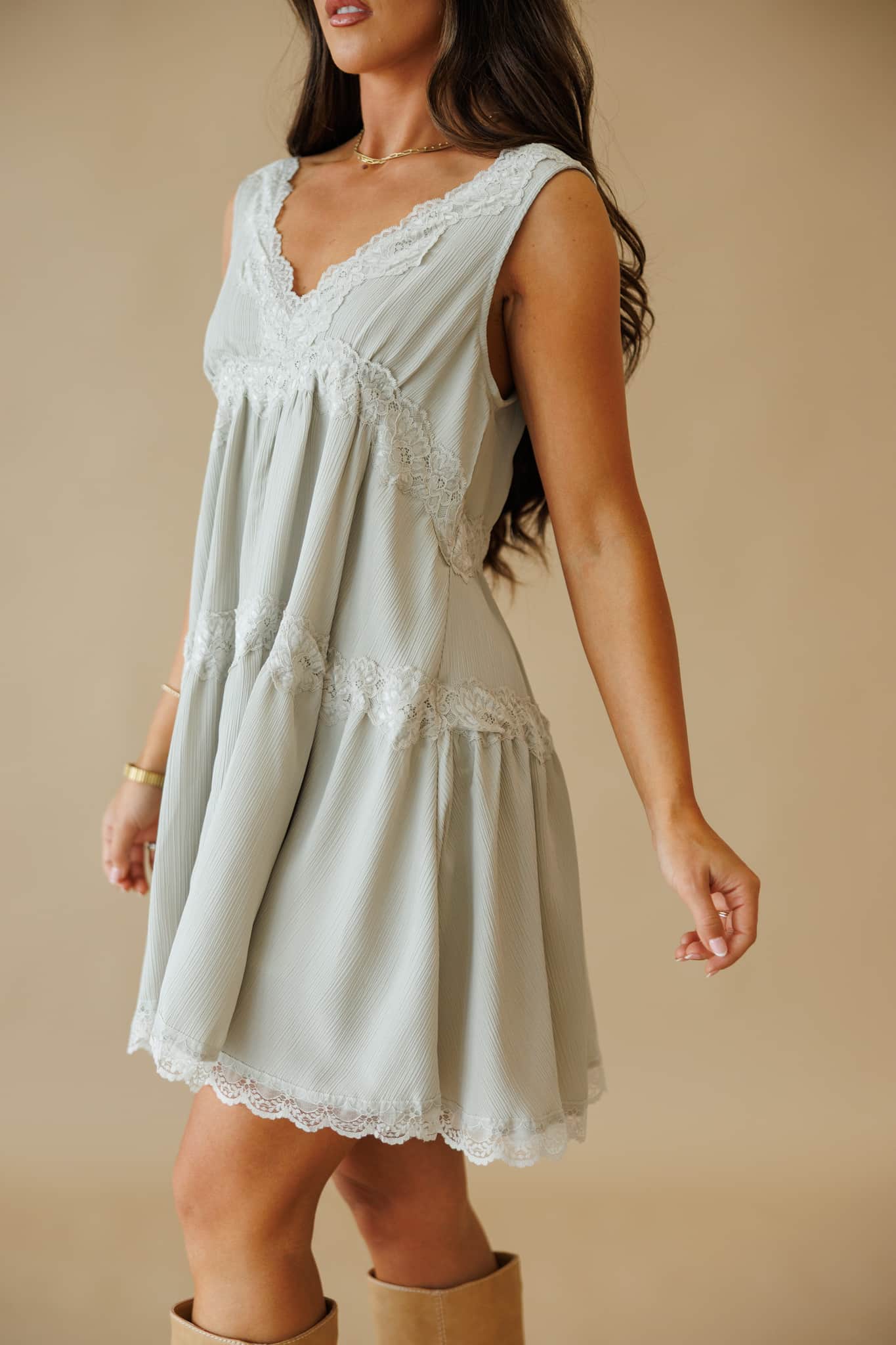 [Pre-Order!] Morning Light Mini Dress - Image 10