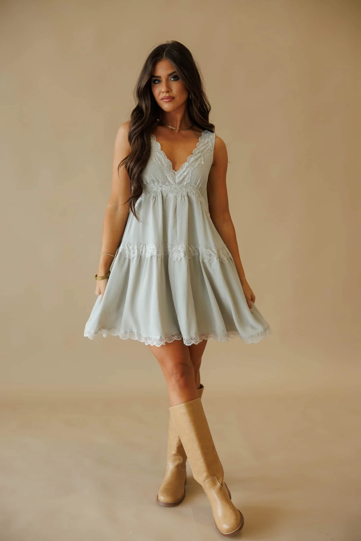 [Pre-Order!] Morning Light Mini Dress - Image 8