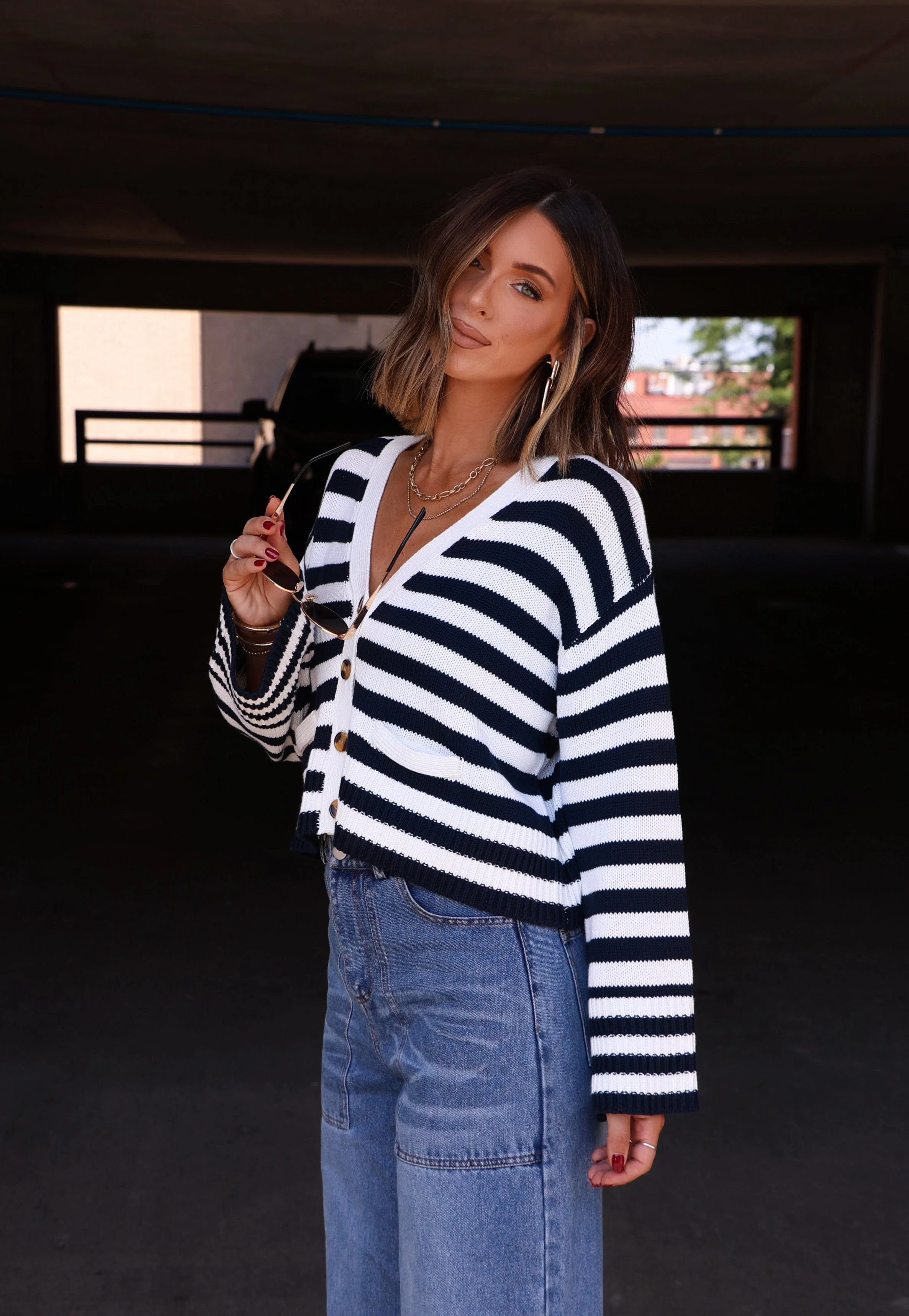 Newport Striped Cardigan - Image 5