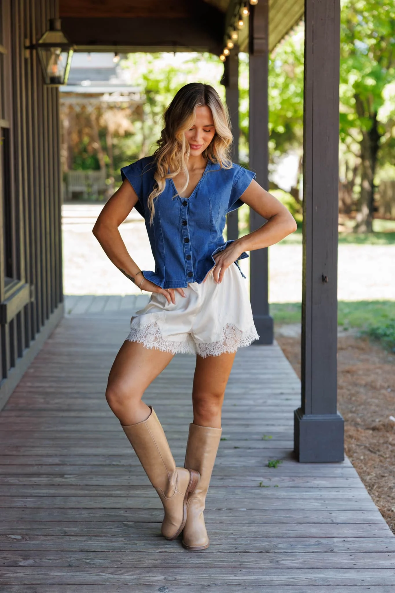 Open Road Denim Top - Image 6
