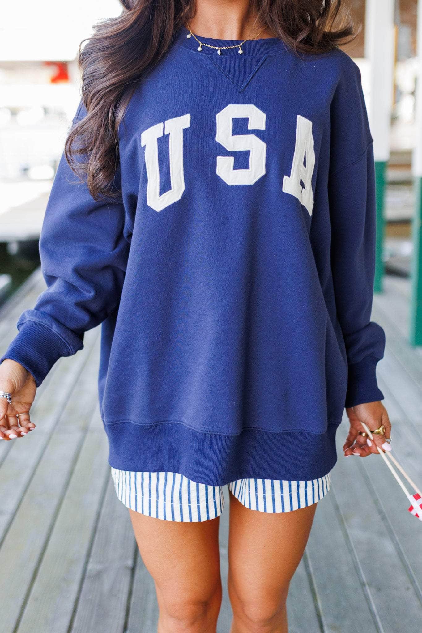 Oversized USA Pullover - Image 8