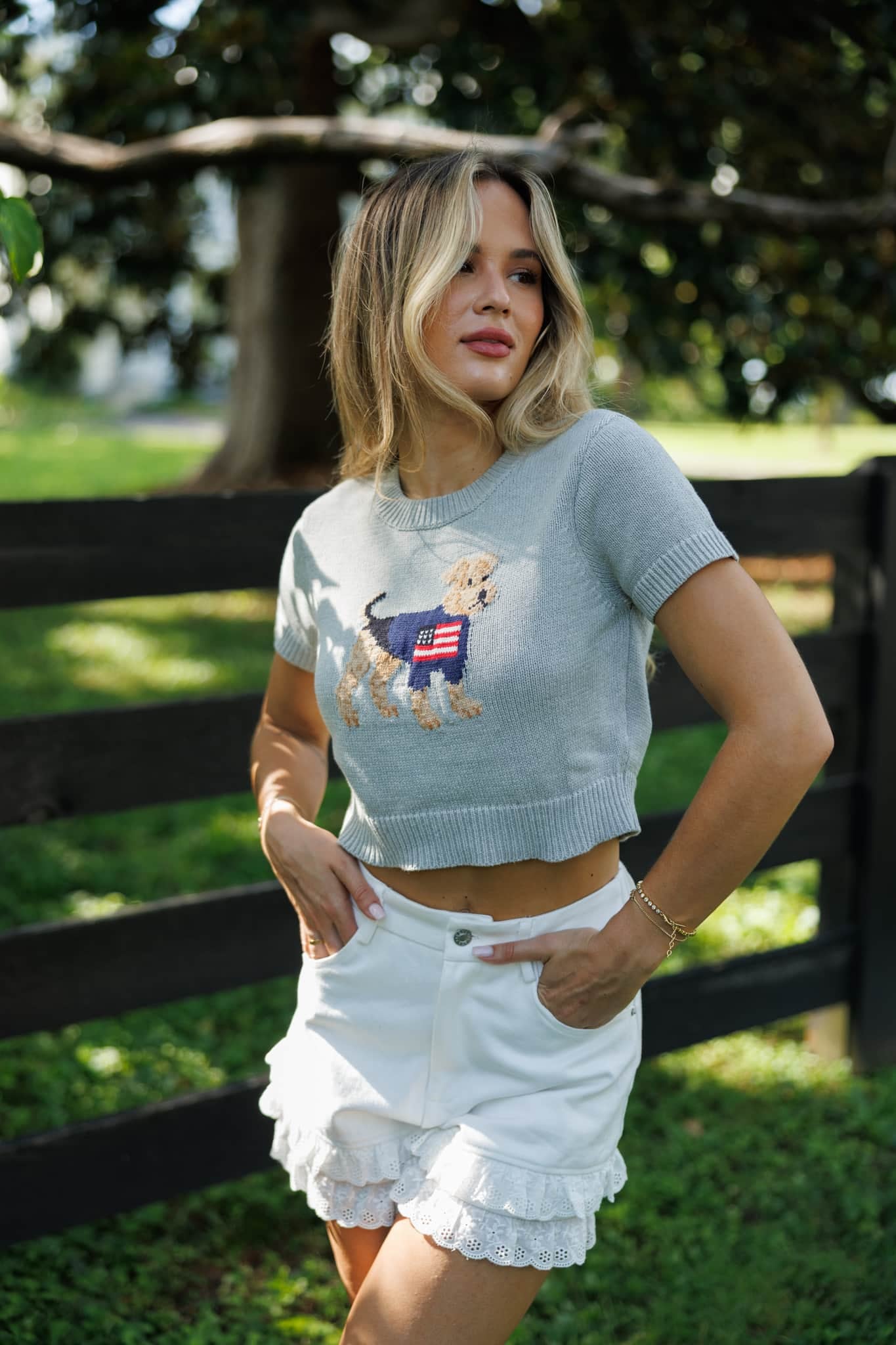 Patriot Pup Sweater Top - Image 4