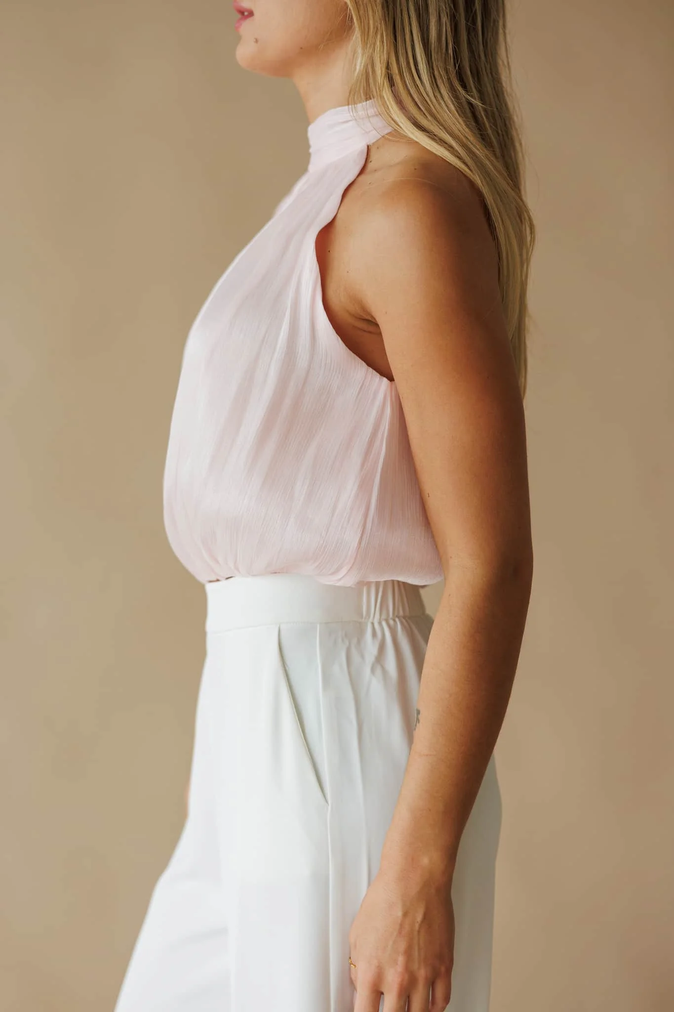 Pink Palazzo Nights Top - Image 4