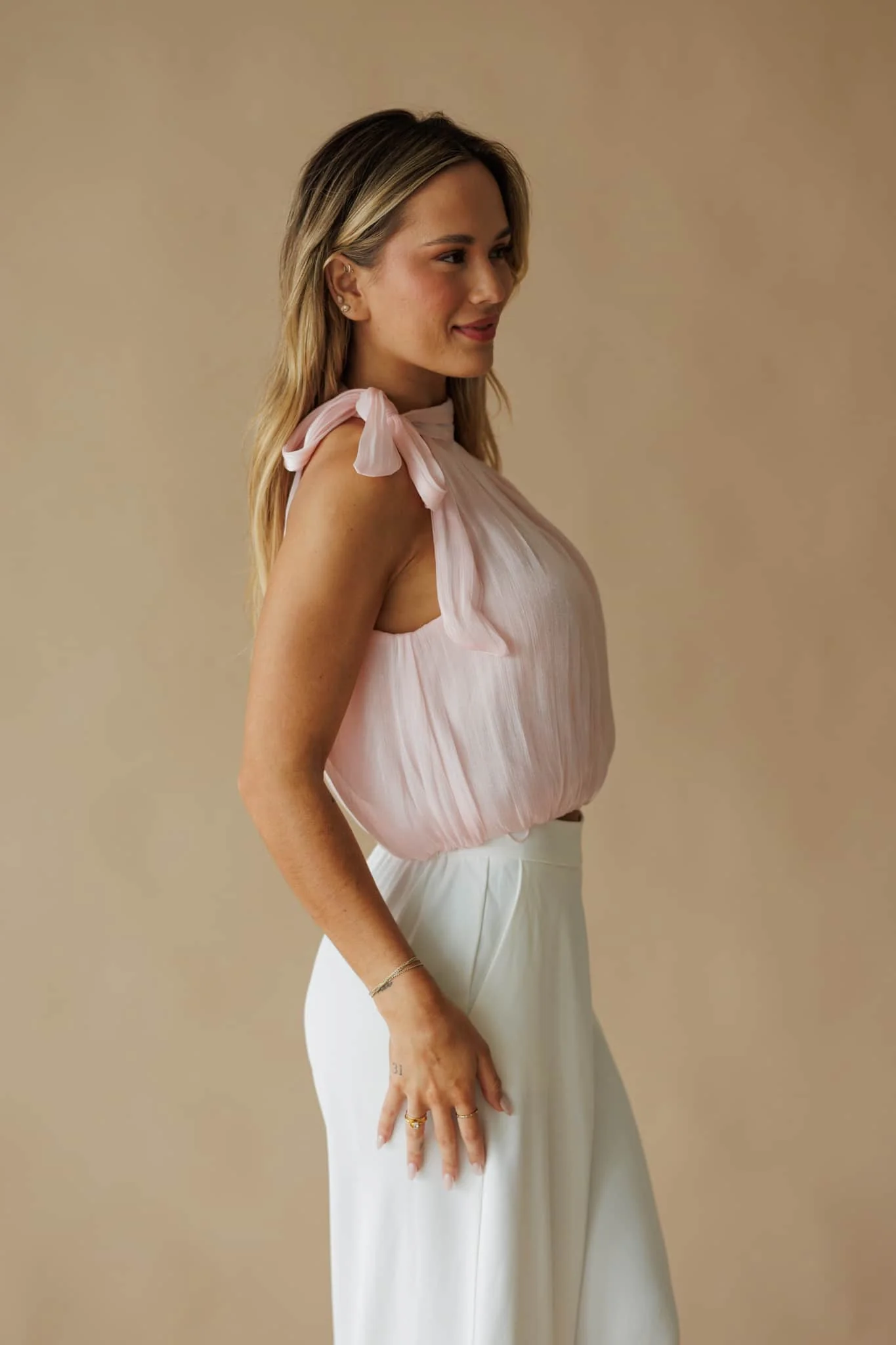 Pink Palazzo Nights Top - Image 5