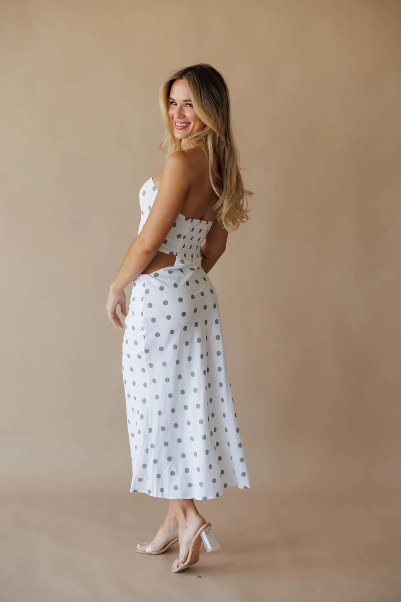 Positano Polka Dot Dress - Image 2