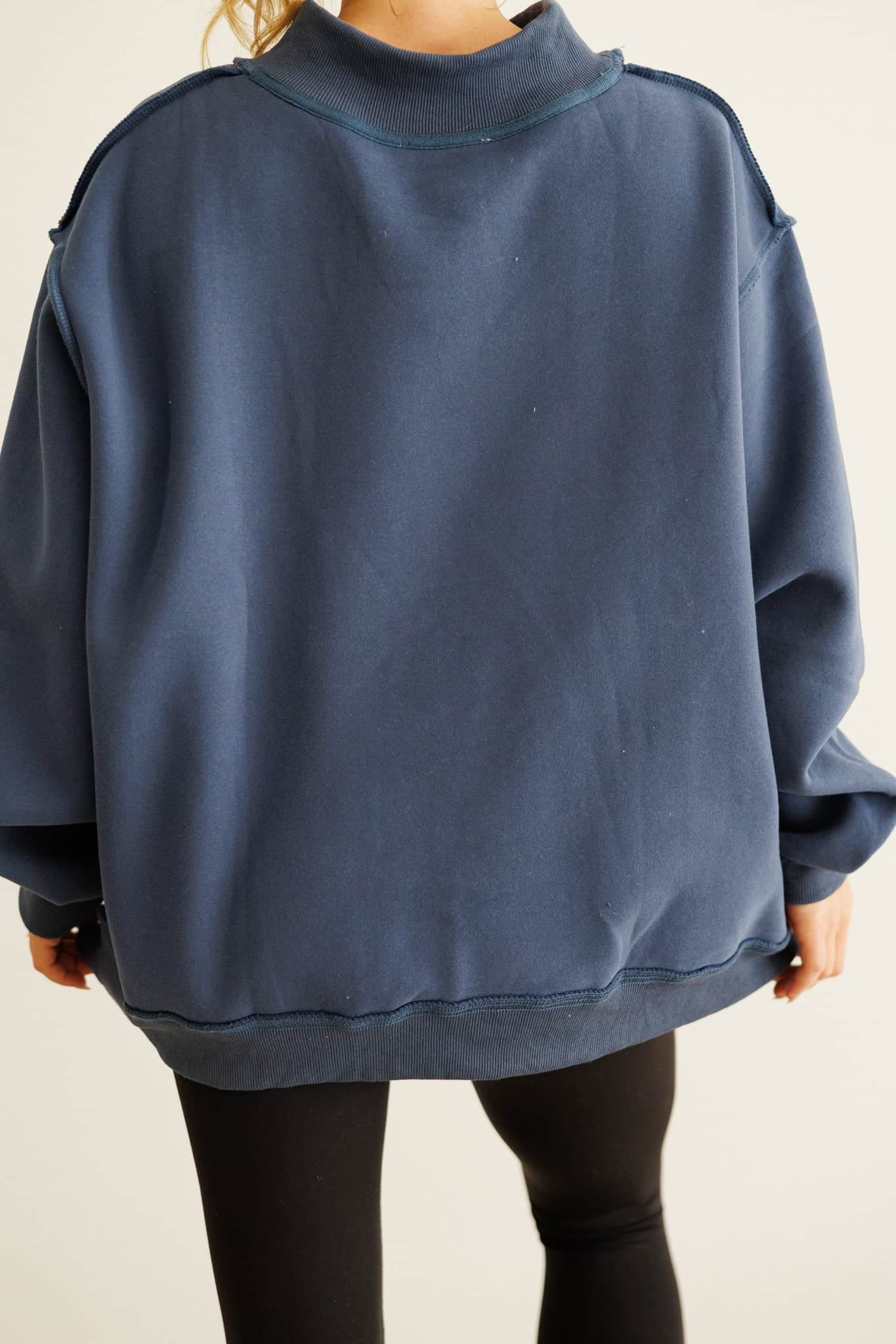 Power Down Mock Neck Sweatshirt - Image 3