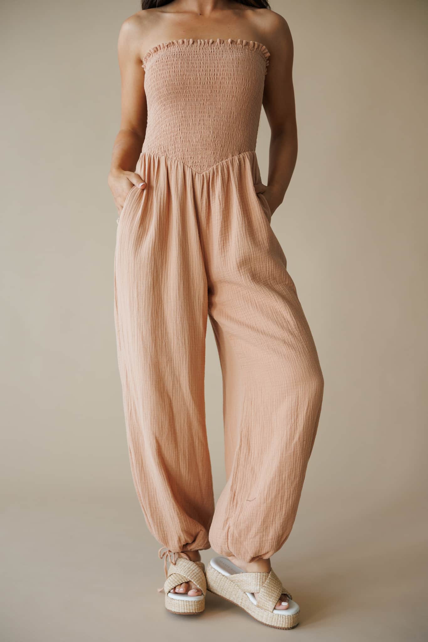 Chevron Waist Jumpsuit - Image 3