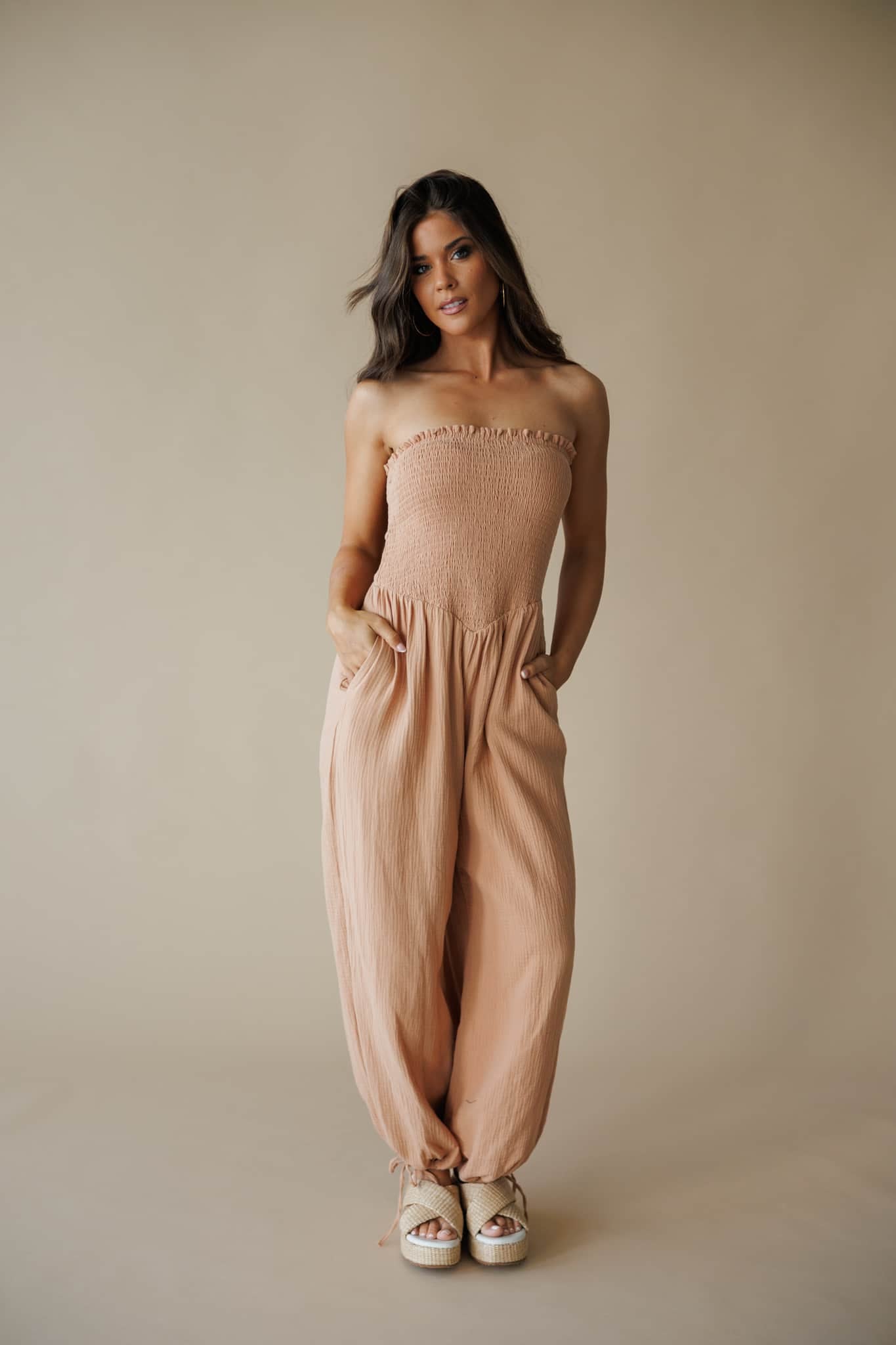 Chevron Waist Jumpsuit - Image 5