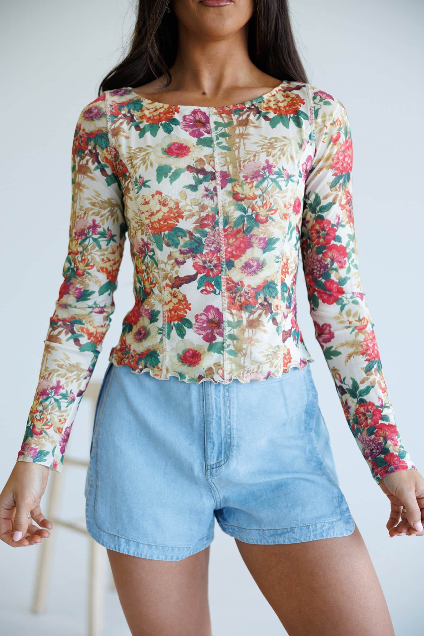 First Bloom Mesh Top - Image 3