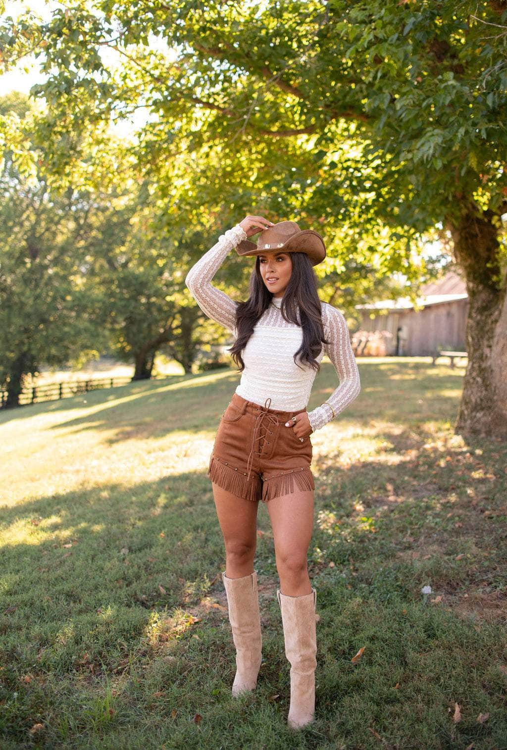 Loretta Lace Up Shorts - Image 6