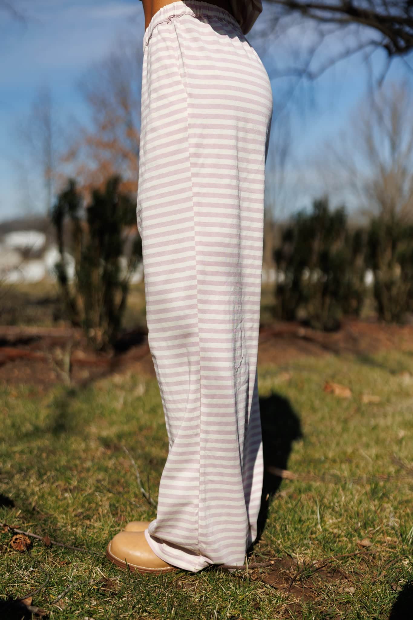 Porchlight Pink Striped Pants - Image 4