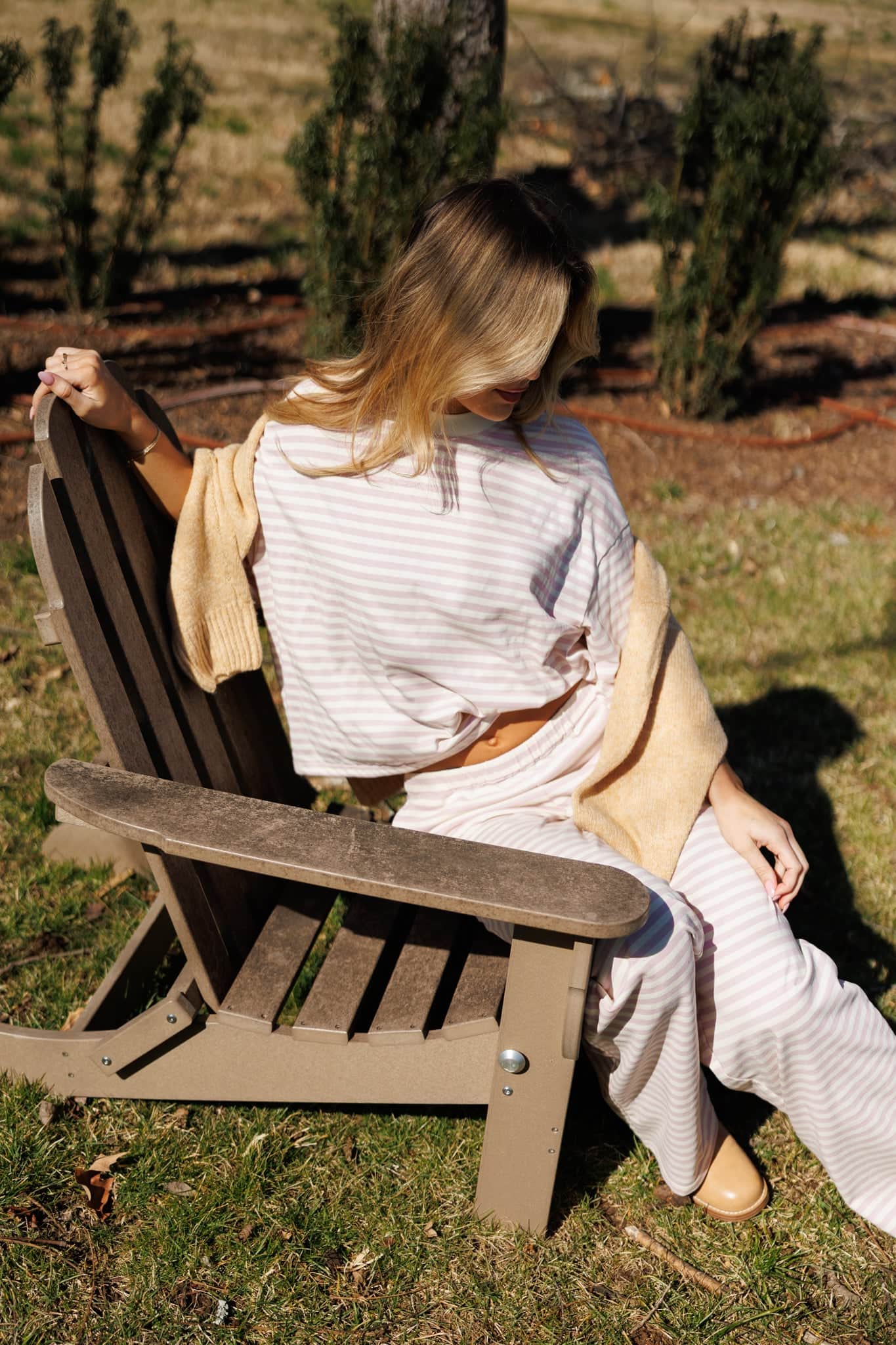 Porchlight Pink Striped Pants - Image 5