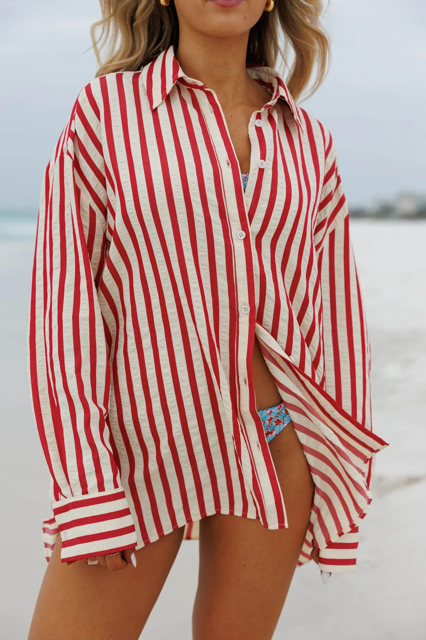 Red Tide Button Down - Image 4