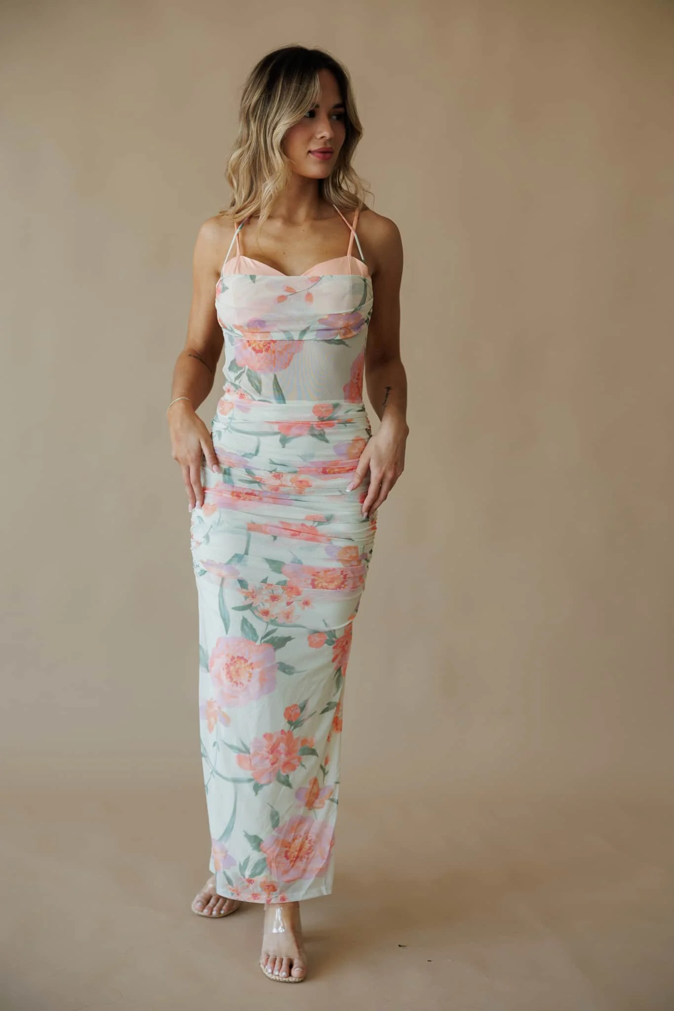 Rosy Daydream Maxi Dress - Image 5