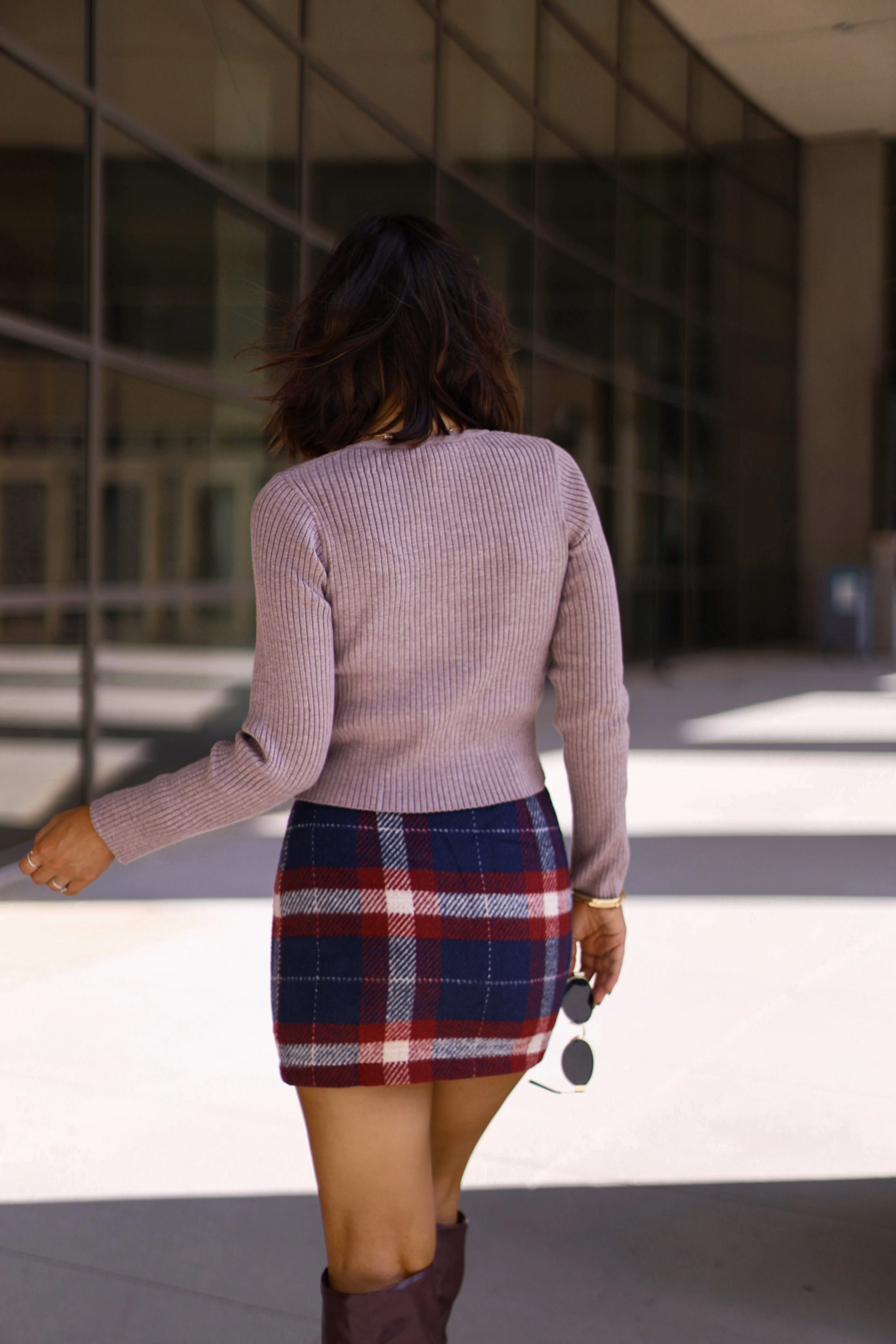 Round Neck Sweater Cardigan - Image 2