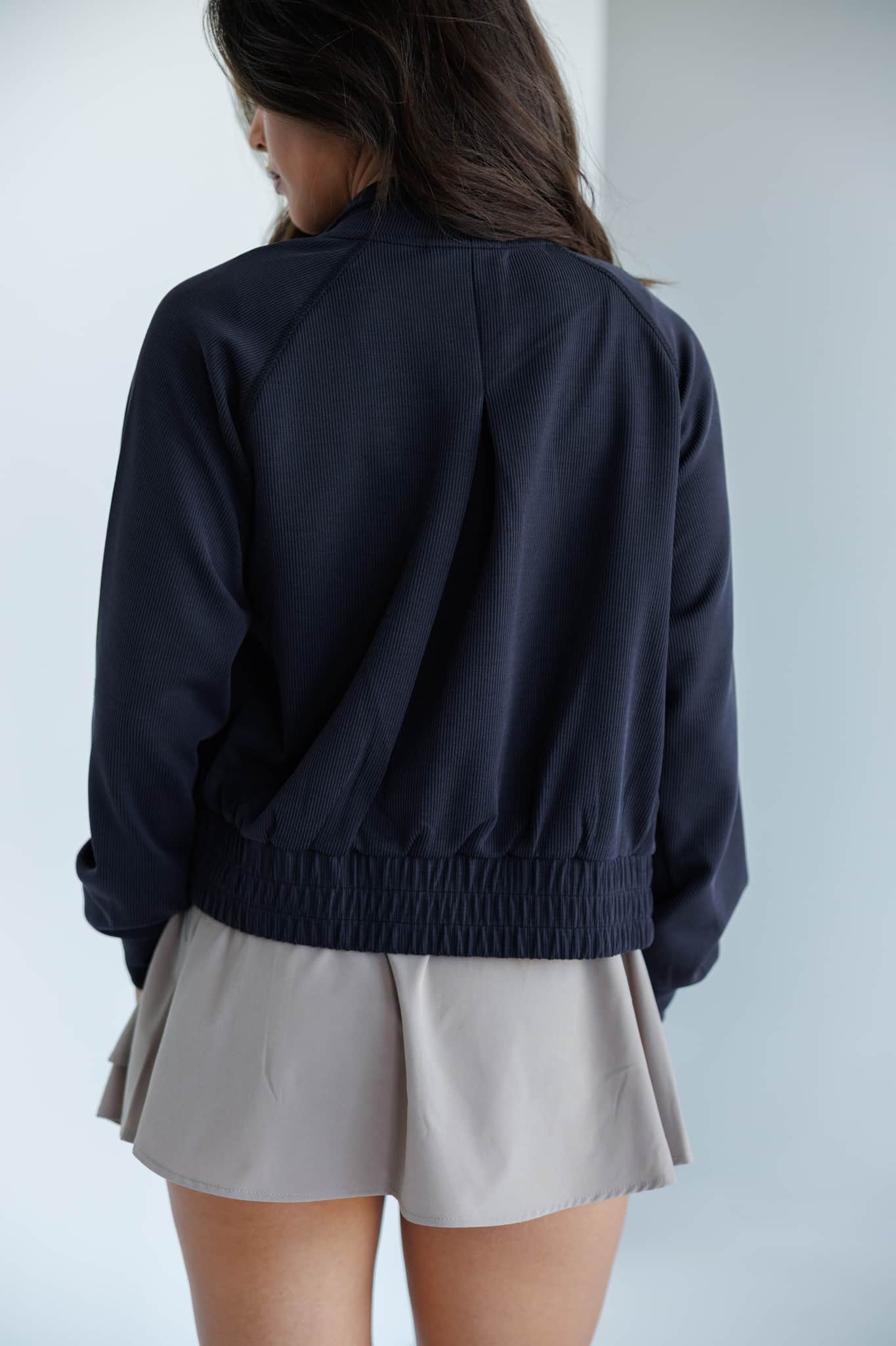Sand Washed Ribbed Jacket - Image 3