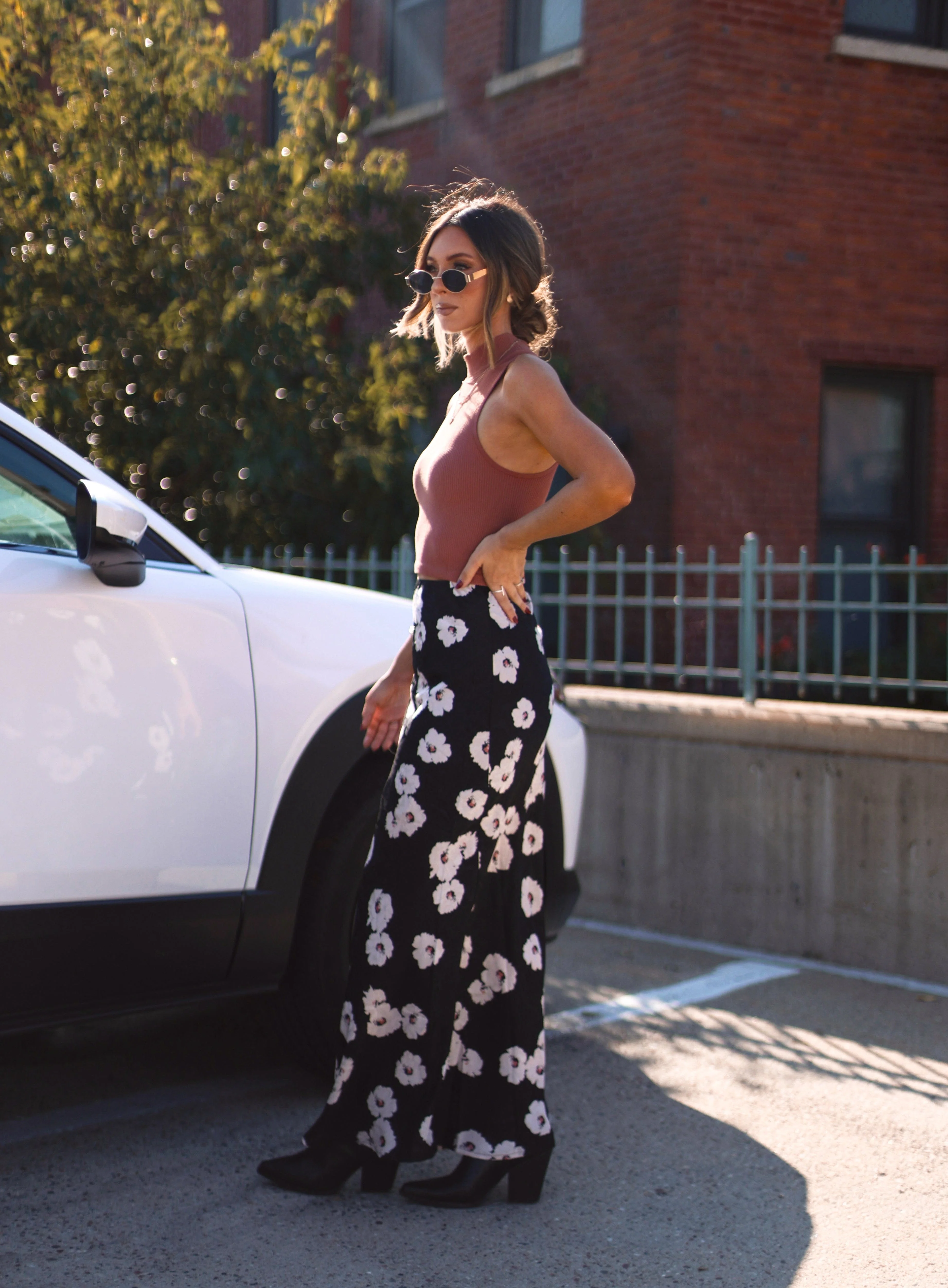 Secret Rumor Floral Skirt - Image 4