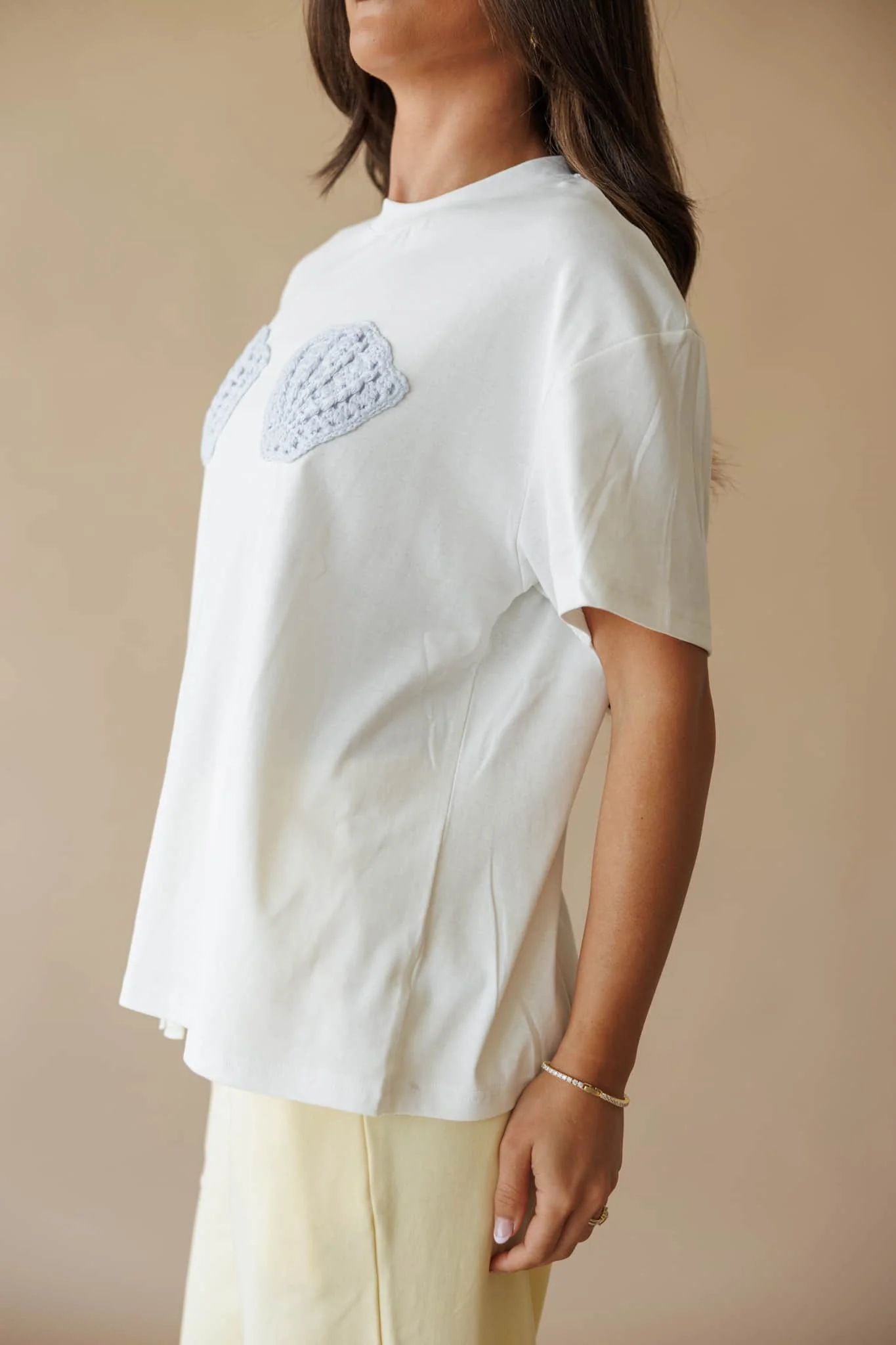 Shell Crochet Tee - Image 3