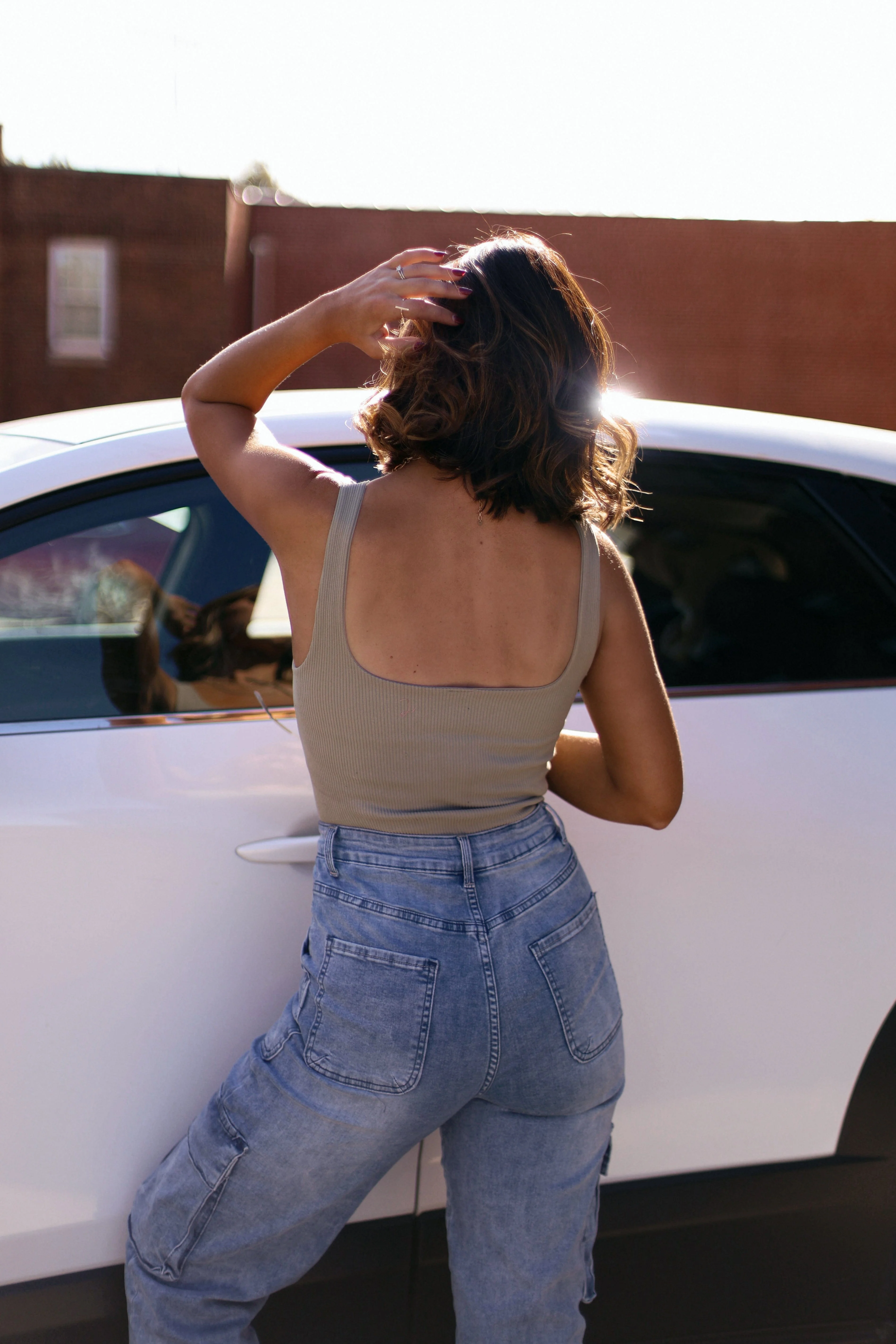 Square Neck Staple Bodysuit - Image 5