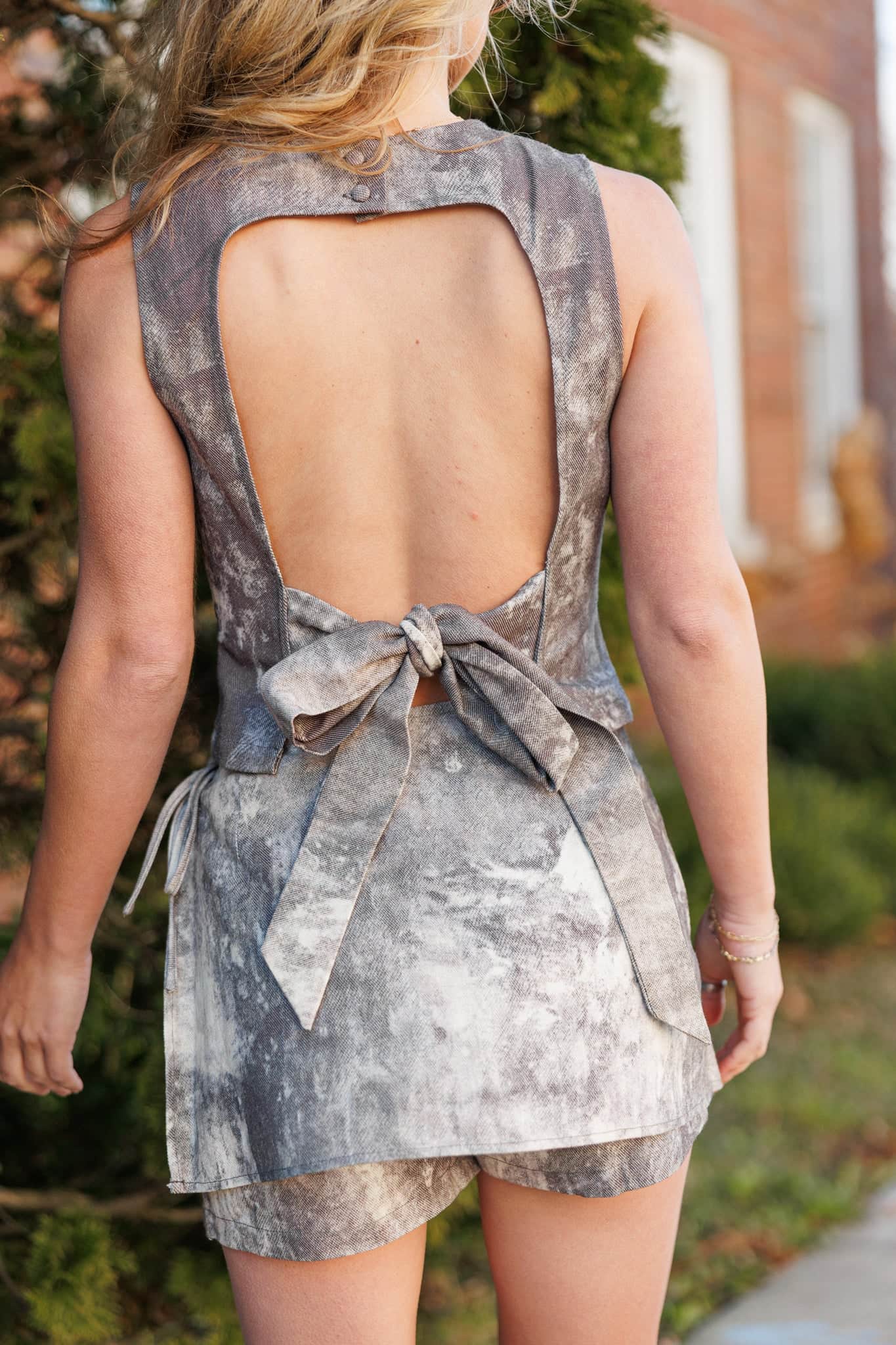 Stonewashed Denim Top - Image 2