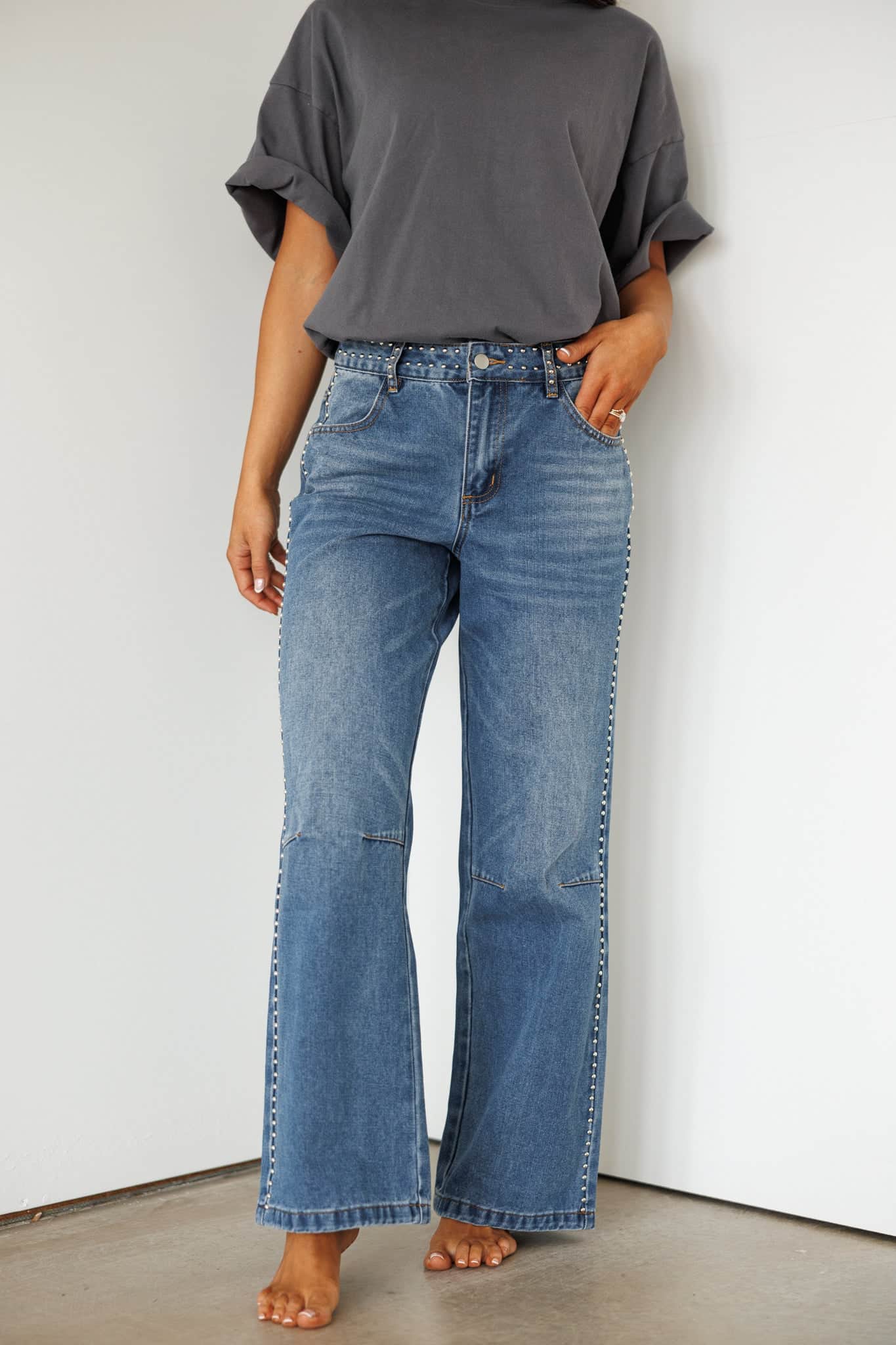 The Muse Studded Denim - Image 2