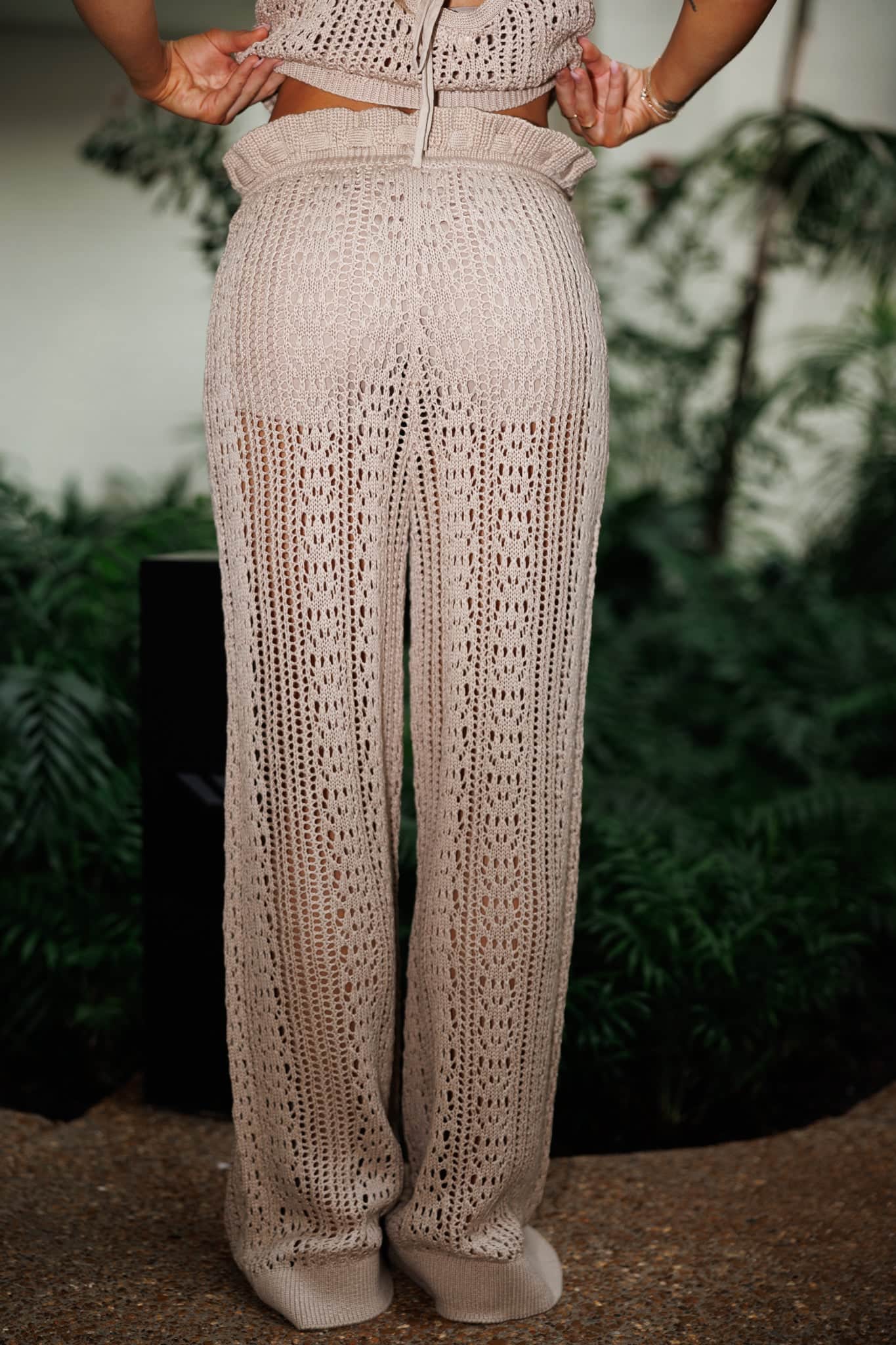 Barefoot In Bali Crochet Pants - Image 3