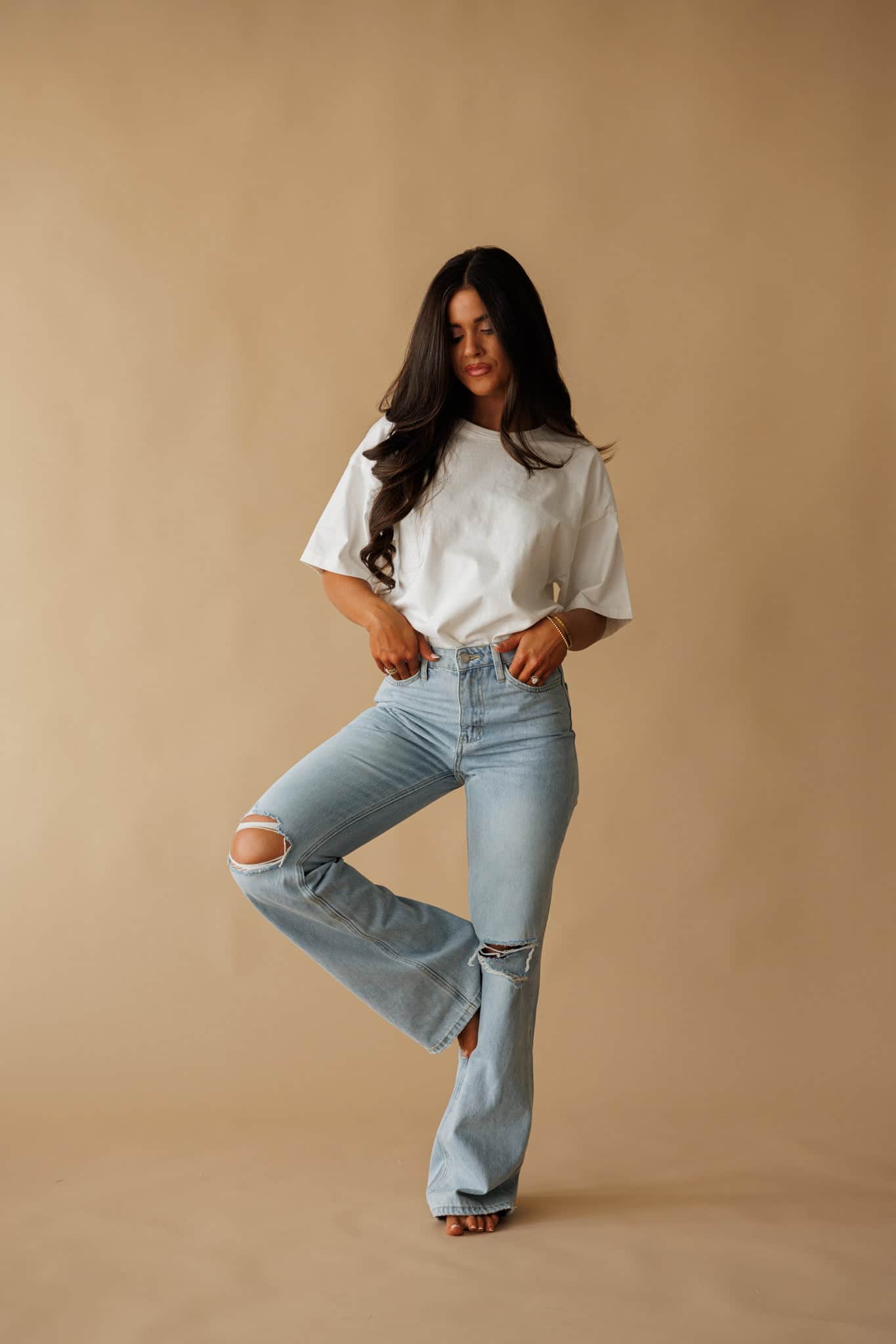 Vintage Flare Stretch Denim - Image 8