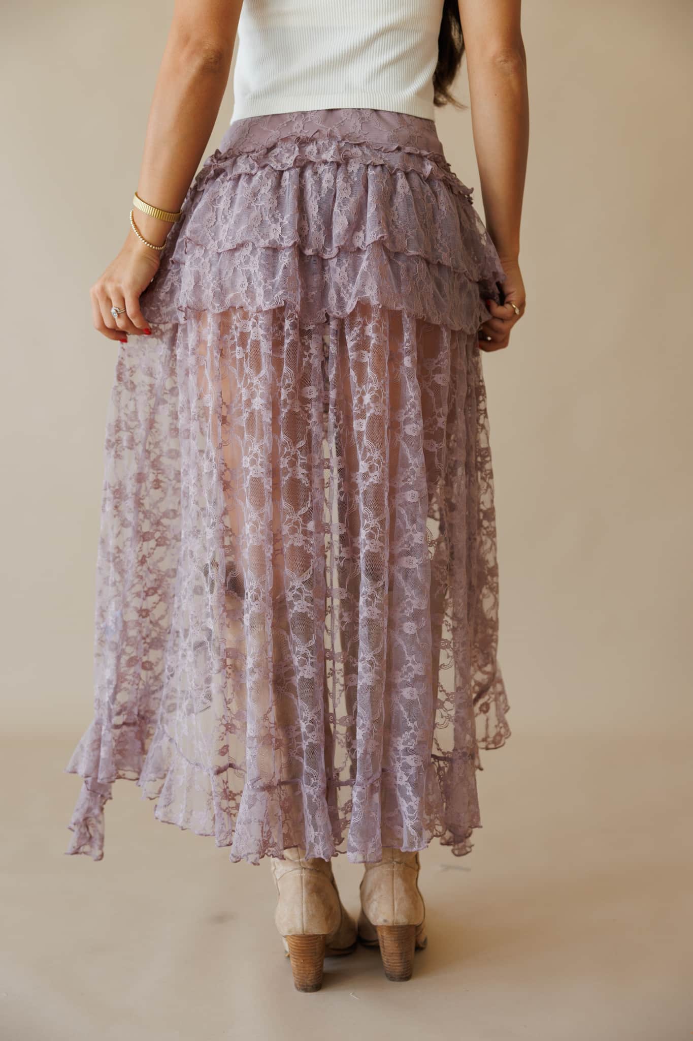 Wandering Heart Lace Skirt - Image 4