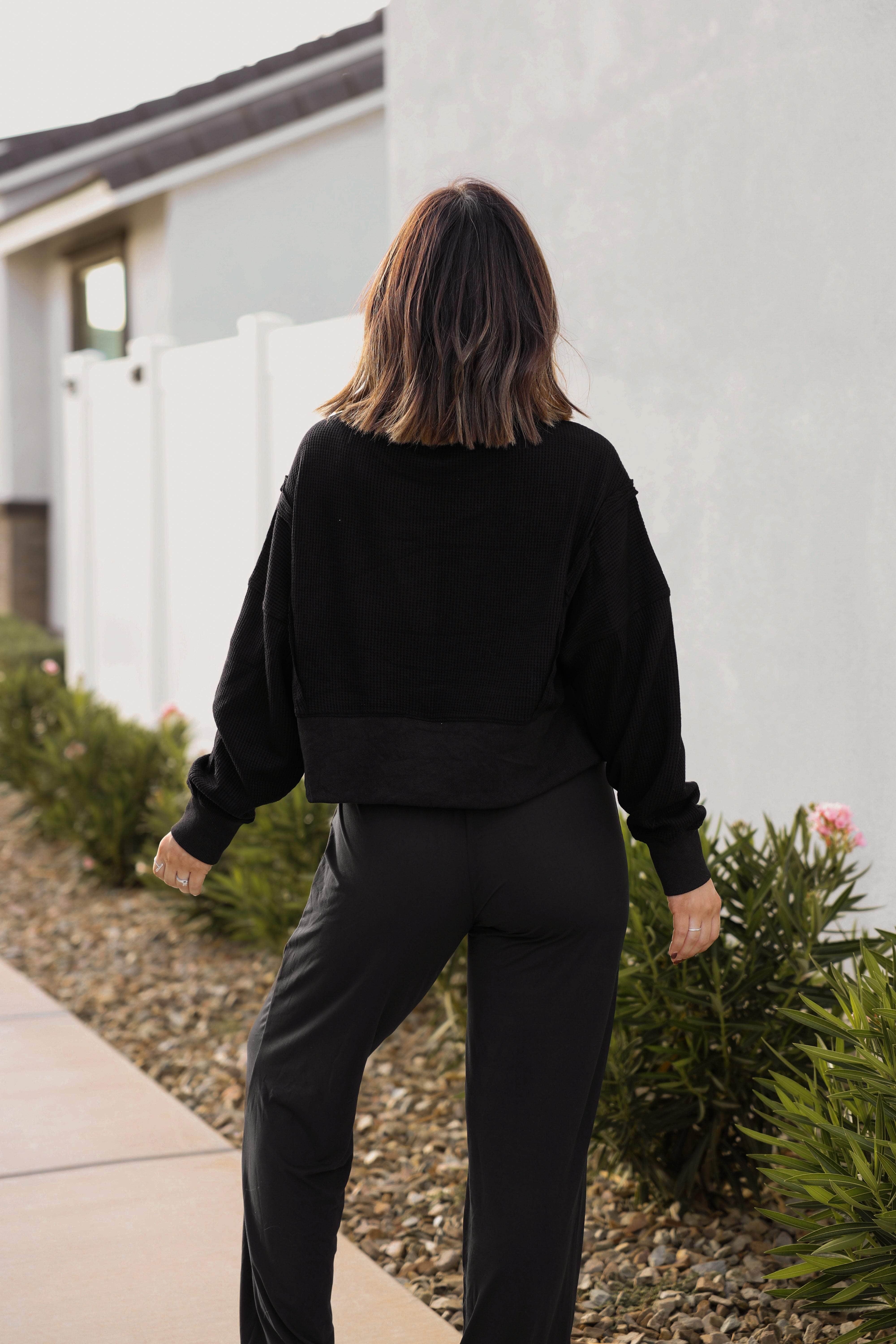 Warm Up Waffle Knit Top - Image 5