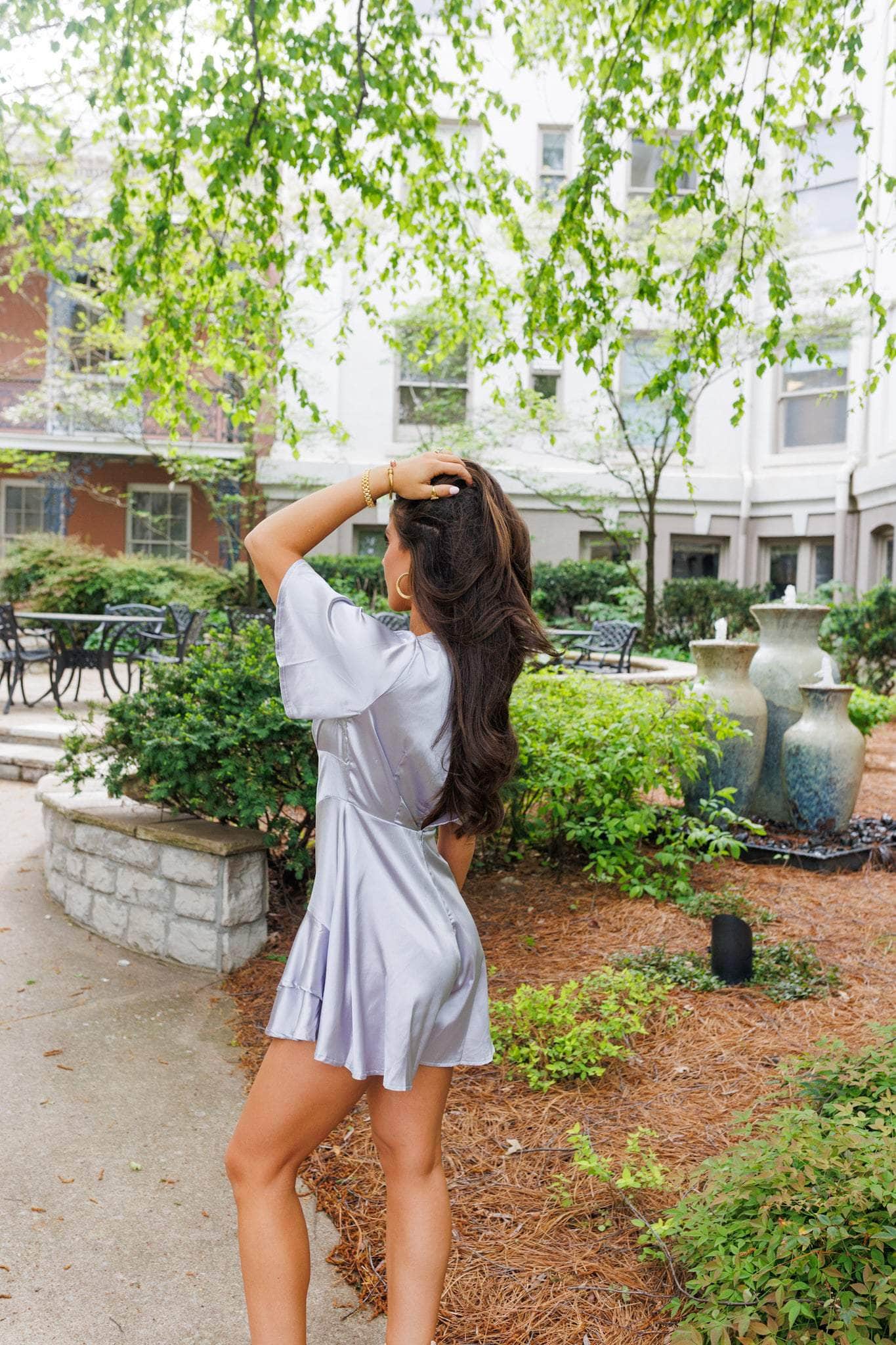 Willow Lane Satin Romper - Image 5