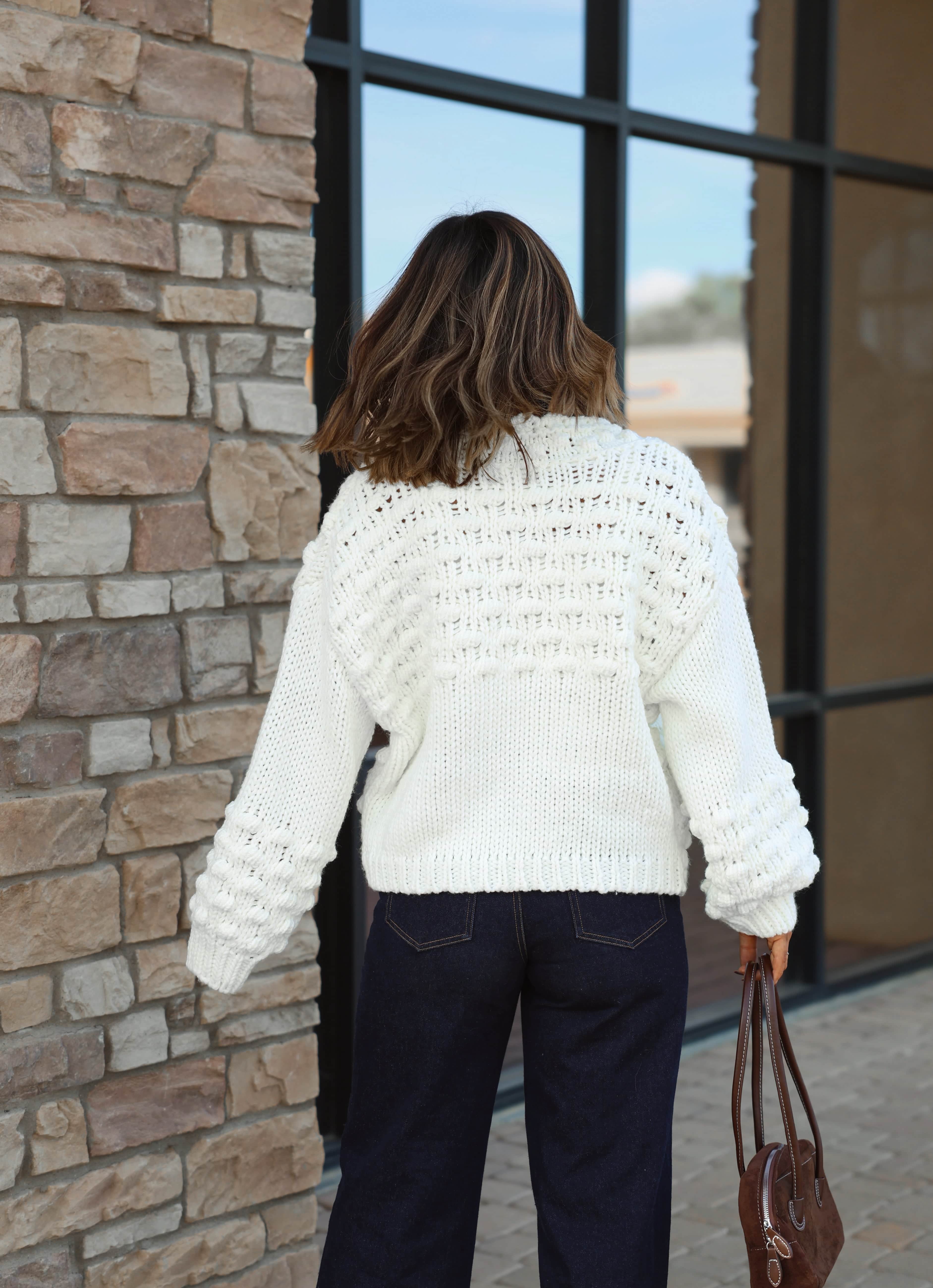 Winterlight Bow Cardigan - Image 3