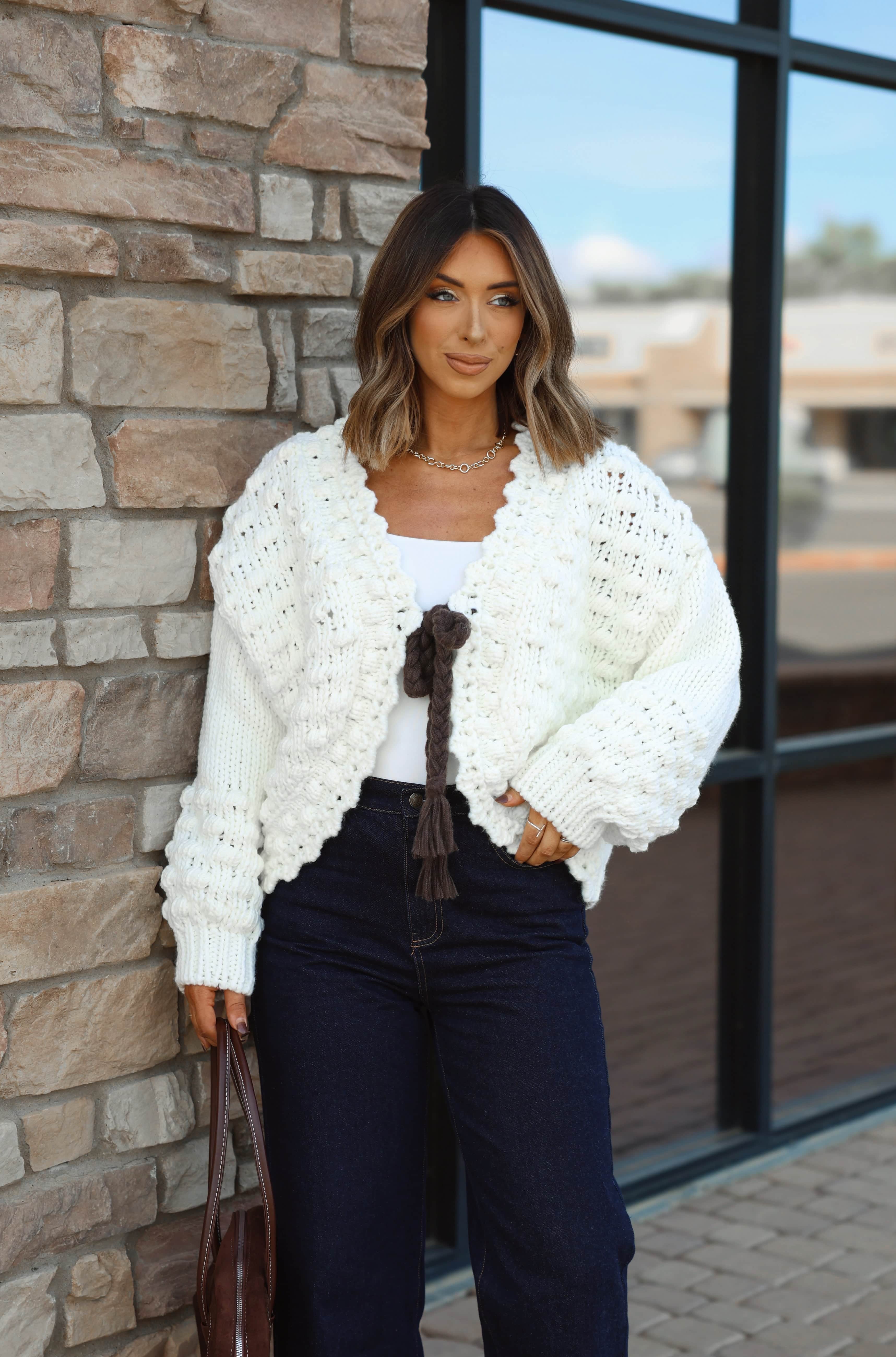 Winterlight Bow Cardigan - Image 4