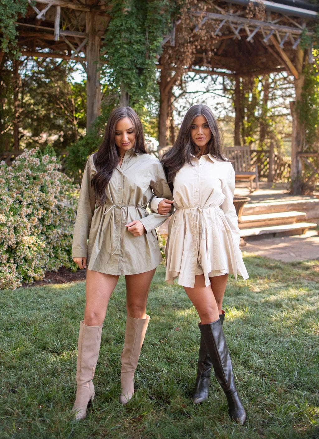 Countryside Chic Shirt Romper - Image 9