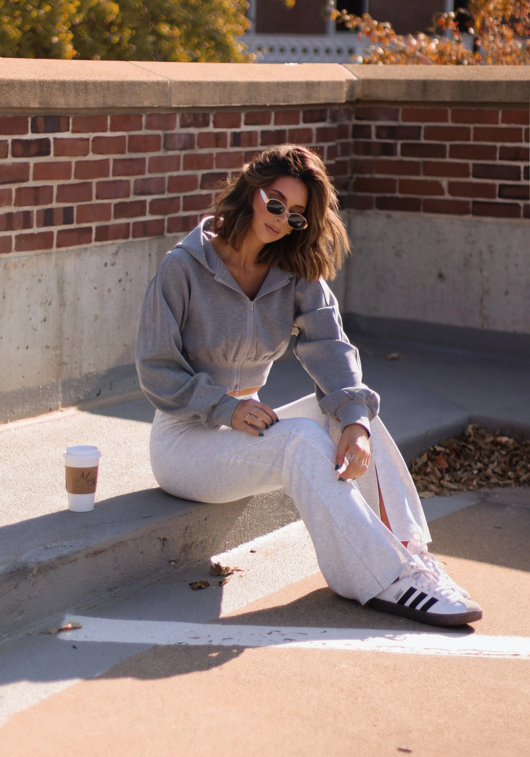 Zip Up Cropped Hoodie - Image 4